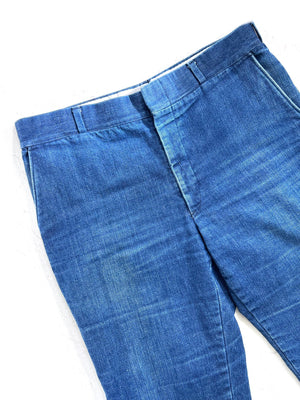 Flannel Lined Denim Trousers