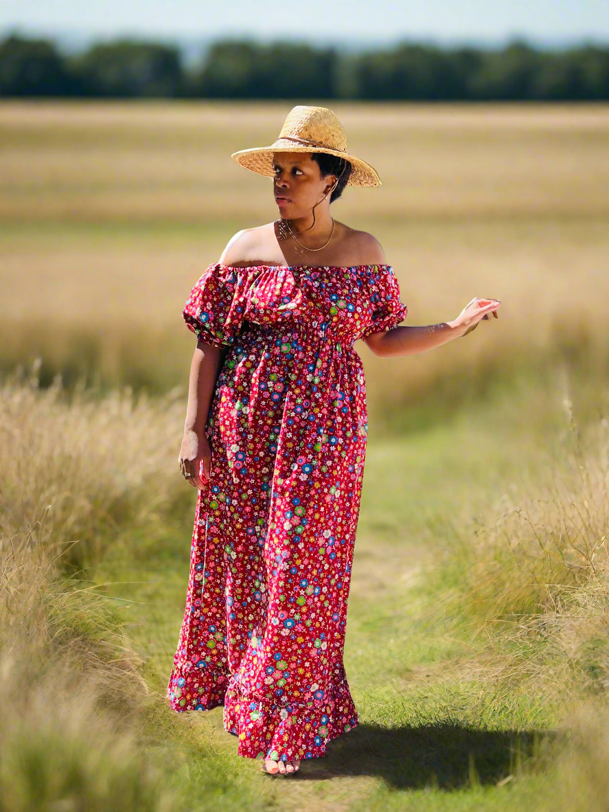 Wild Flower Cotton Dress