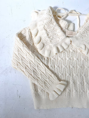Wool Peasant Sweater