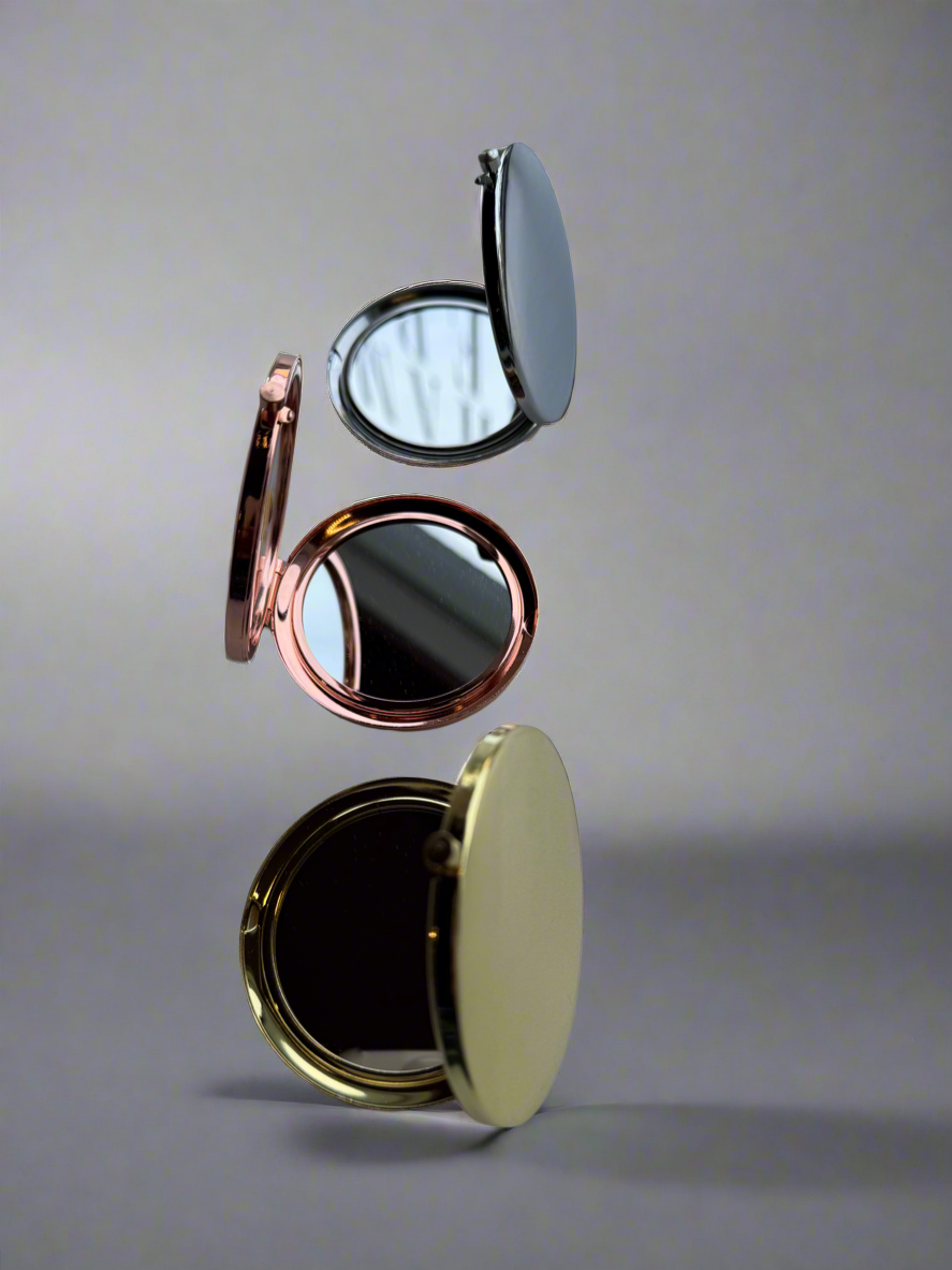 Stainless Steel Portable Double Mirror