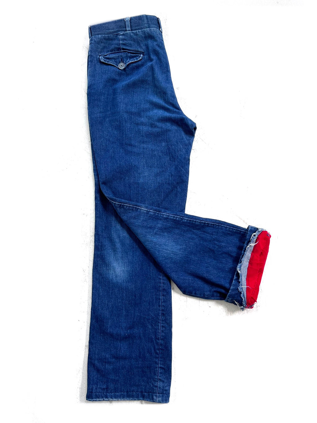 Flannel Lined Denim Trousers