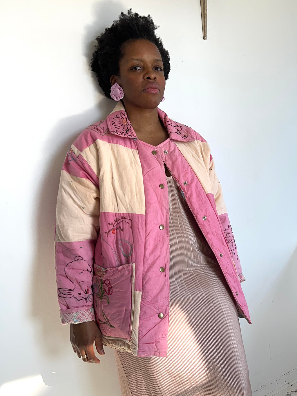 Pastoral Quilted Jacket by Psychic Outlaw