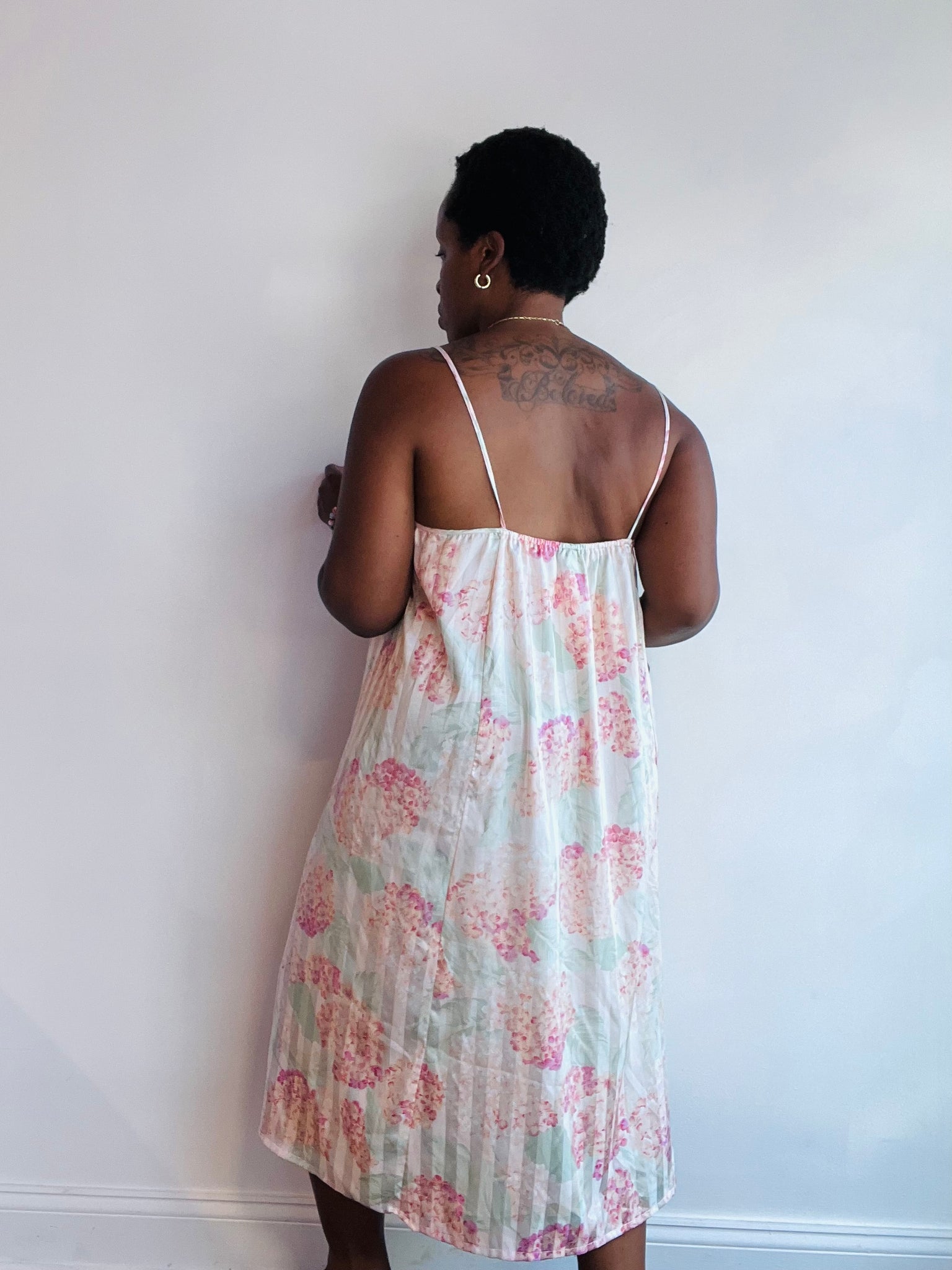 Peach Striped Slip by Mary McFadden