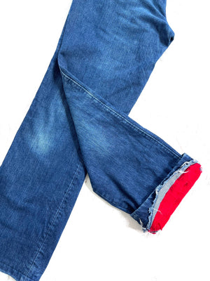Flannel Lined Denim Trousers