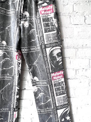 Vintage Bob Marley Printed Denim