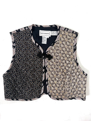 Paisley Print Bolero Vest