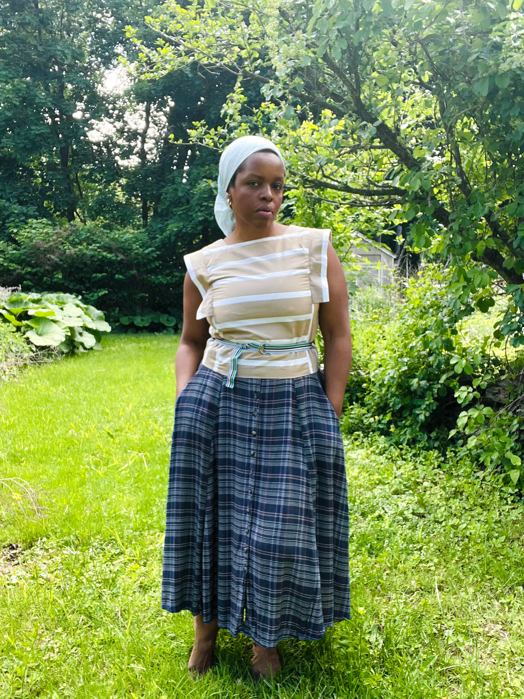 Plaid Prairie Skirt