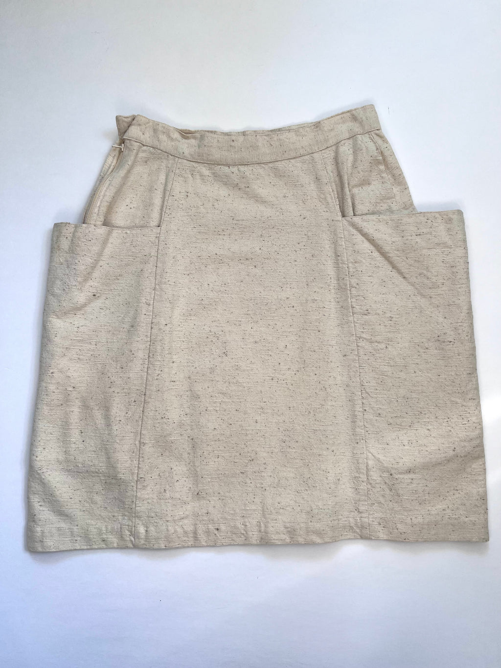 Raw Cotton Mini Skirt by Willi Smith
