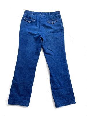 Flannel Lined Denim Trousers