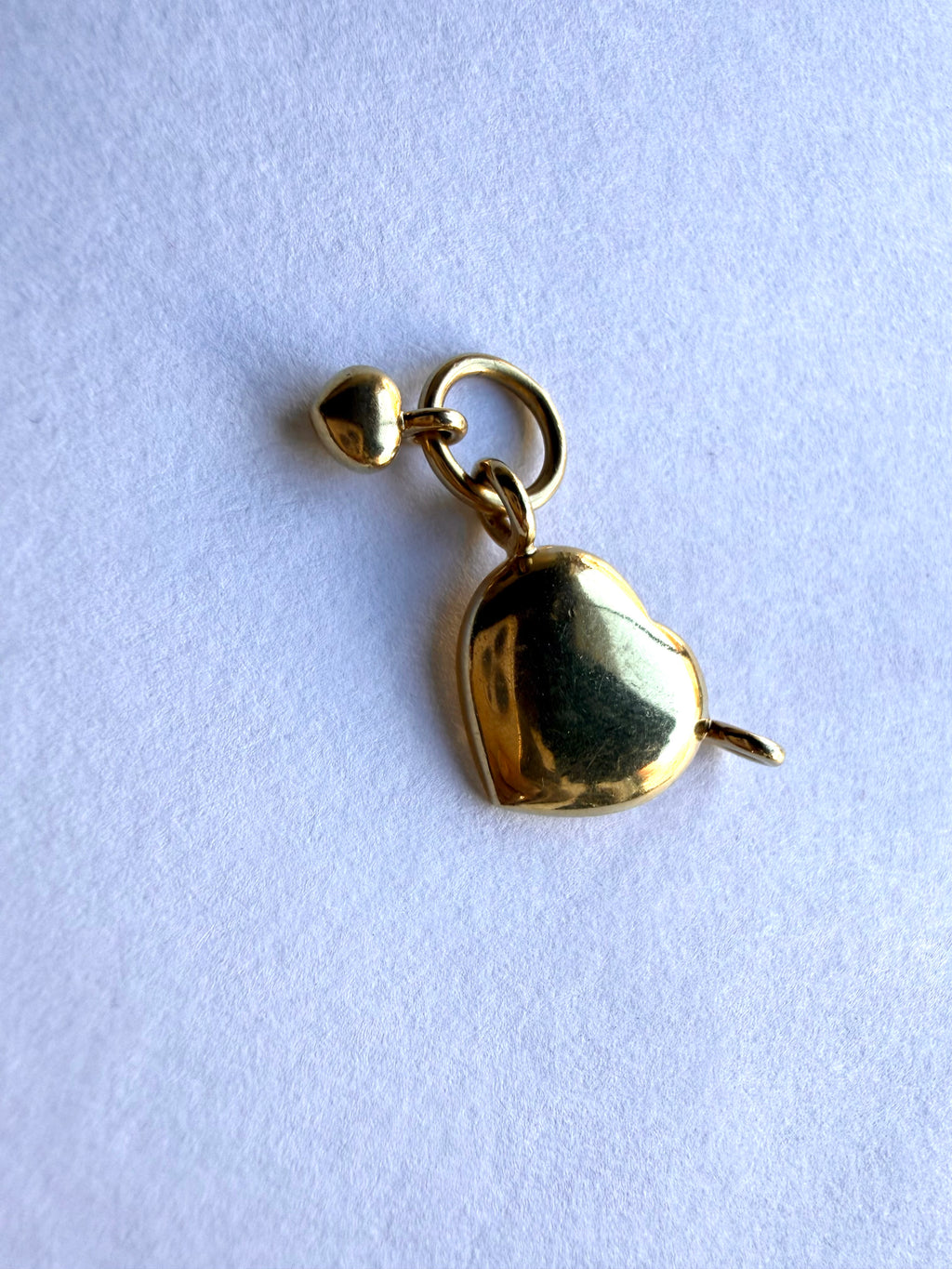 Rare Vintage Gold Double Heart Pendant