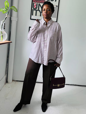Cranberry Striped Shirt