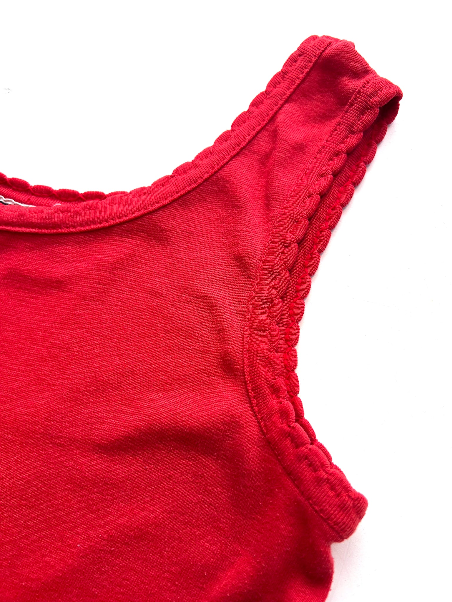 Red Cotton Tank