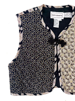 Paisley Print Bolero Vest
