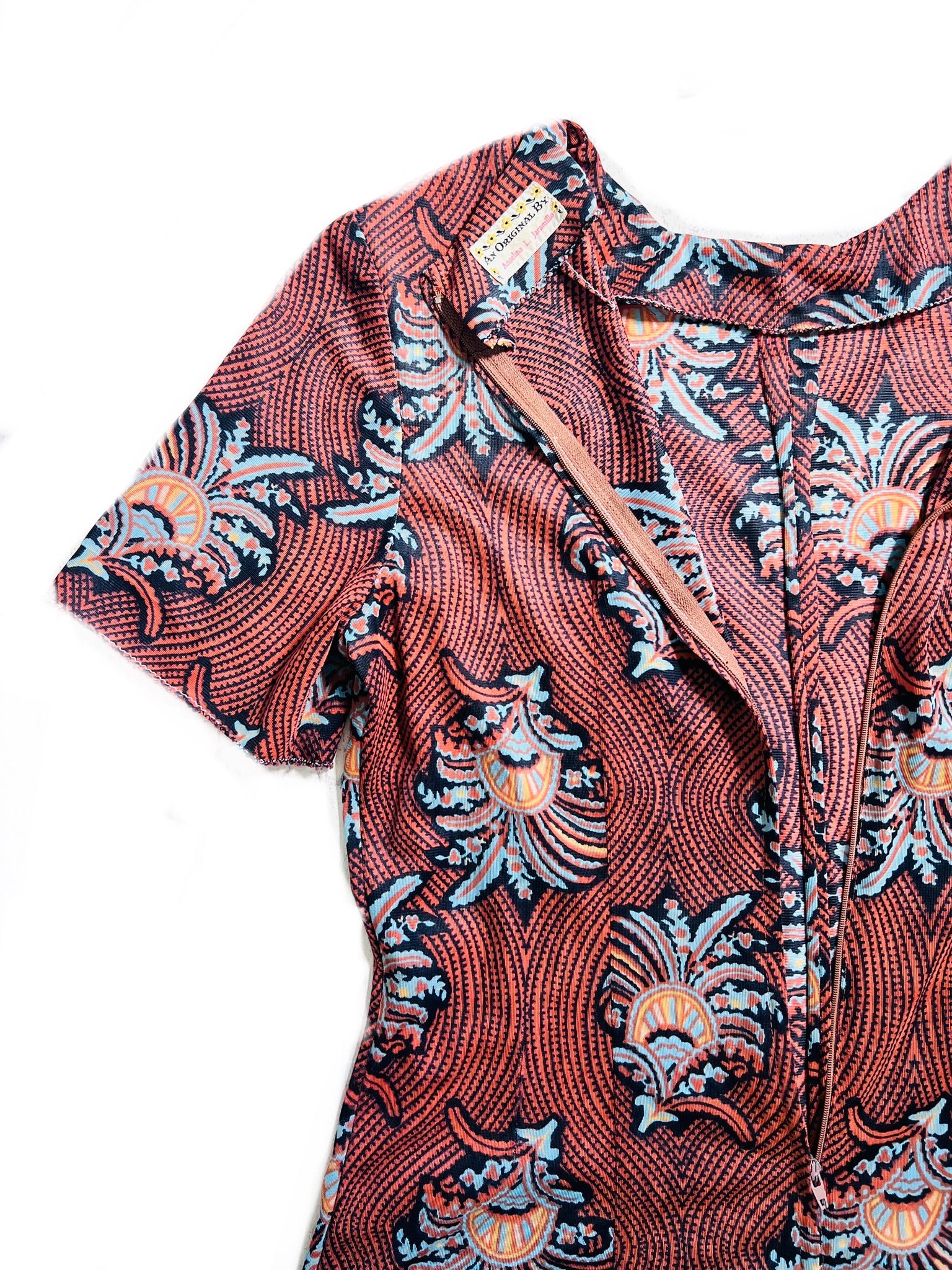 Paisley Terracotta Jumpsuit