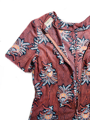 Paisley Terracotta Jumpsuit