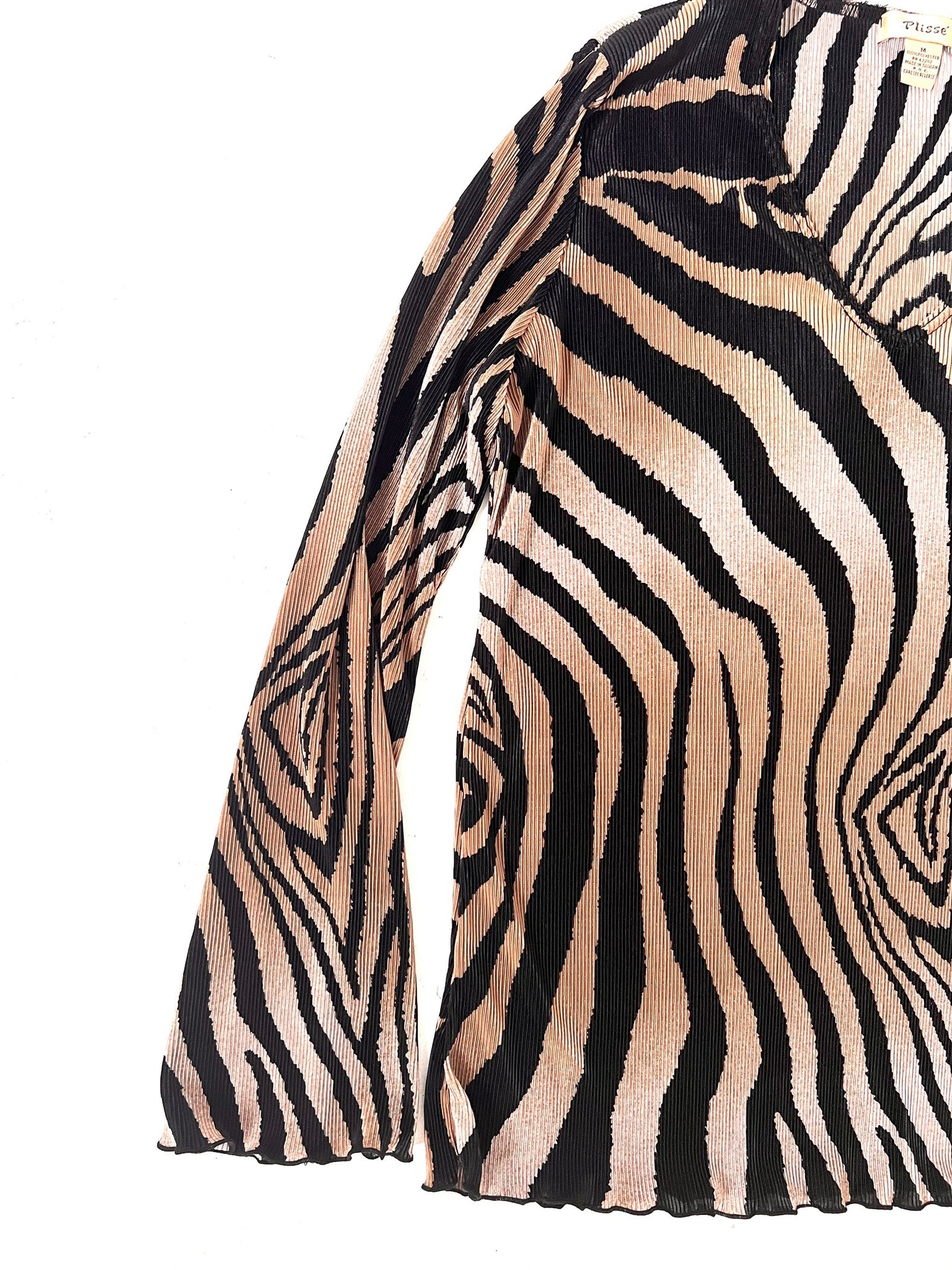 Accordion Tiger Striped Chemise