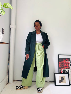 Evergreen Wool Coat