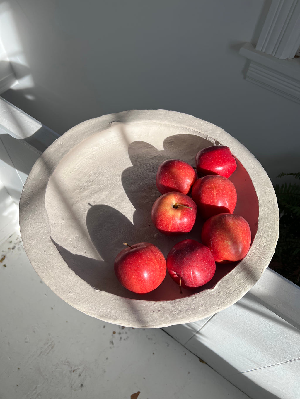 Wabi Sabi White Ceramic Platter