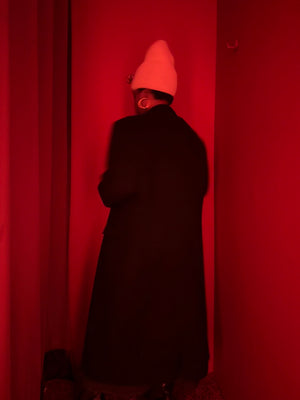 Black Cashmere Coat by Guy Laroche Couture