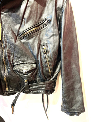 Black Leather Motorcycle Jacket