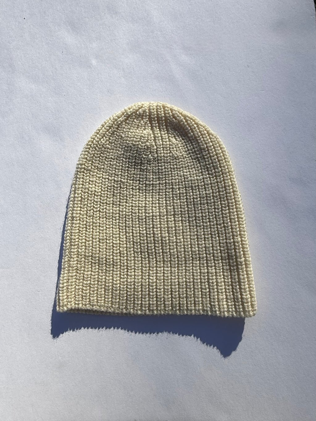 Delhi Organic Wool Hat -  Natural