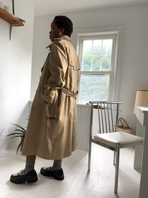 Khaki Trench Coat by CHAPS Ralph Lauren
