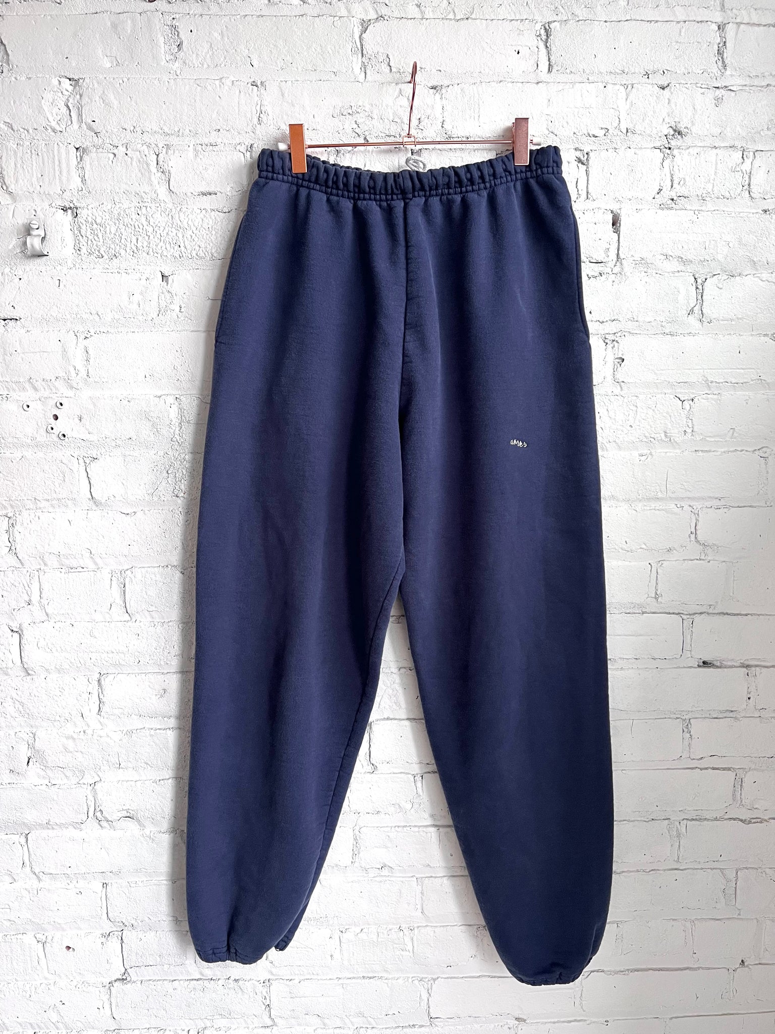 Après L’amour Embroidered Navy Sweats