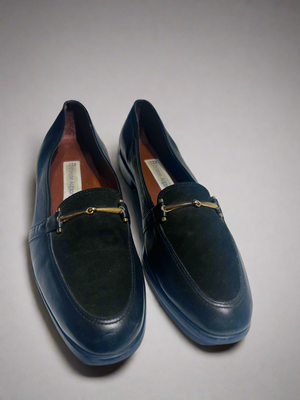 Green Suede Loafers