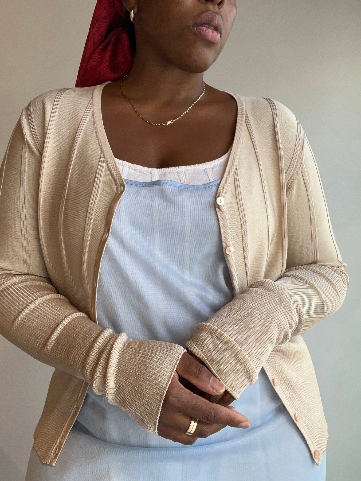 Caramel Knit Cardigan