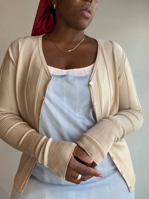 Caramel Knit Cardigan