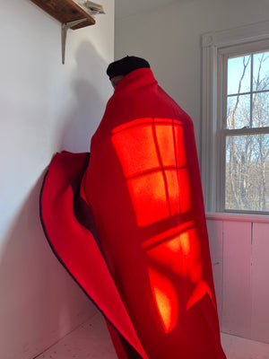 Canadian Red Wool Throw