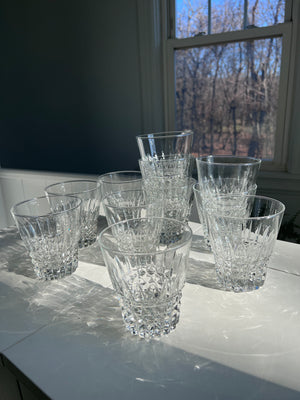 Vintage Rocks Glasses Set of 10