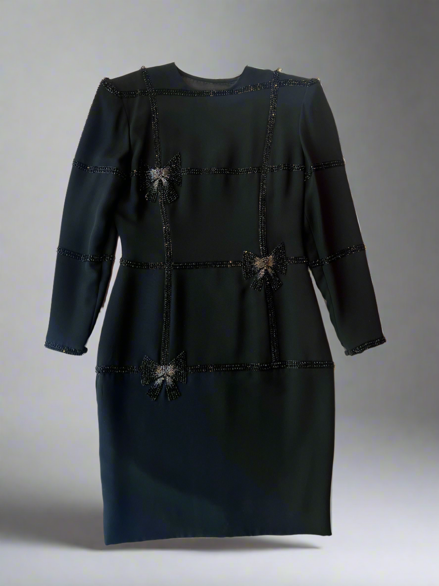 Couture Black Tie Cocktail Dress by Renato Balestra