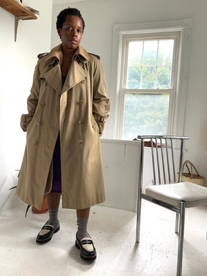 Khaki Trench Coat by CHAPS Ralph Lauren
