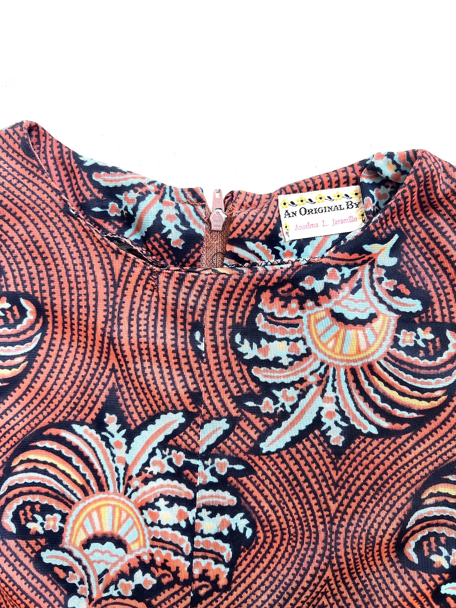 Paisley Terracotta Jumpsuit