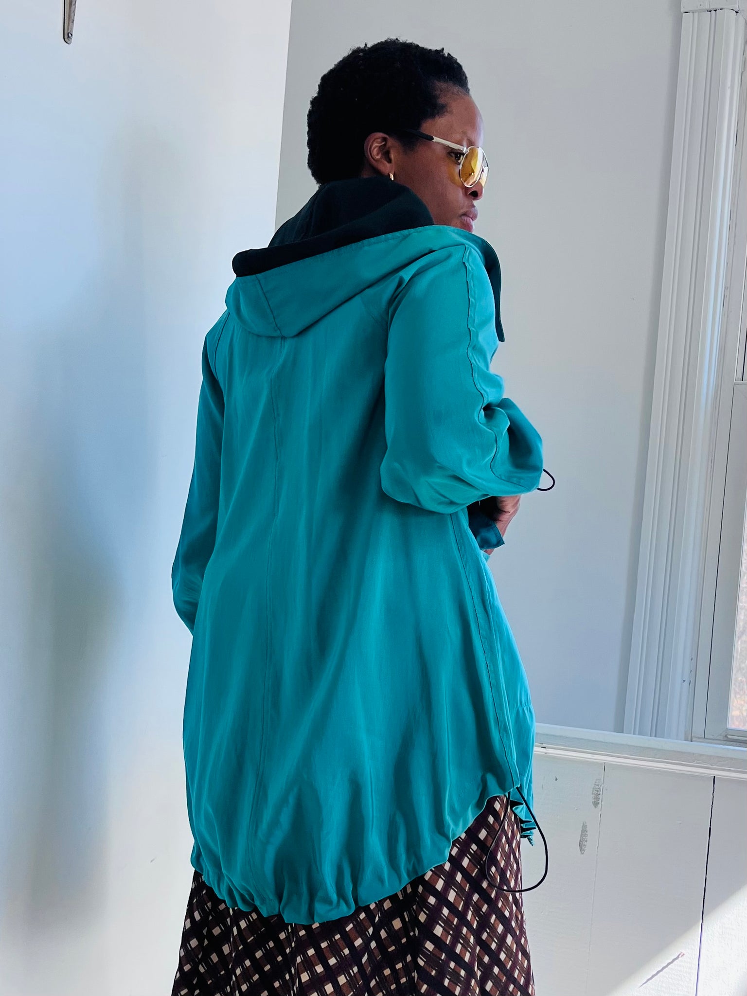 Reversible Parachute Windbreaker
