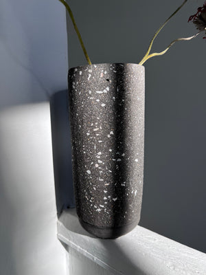 Stoneware Grey Vase