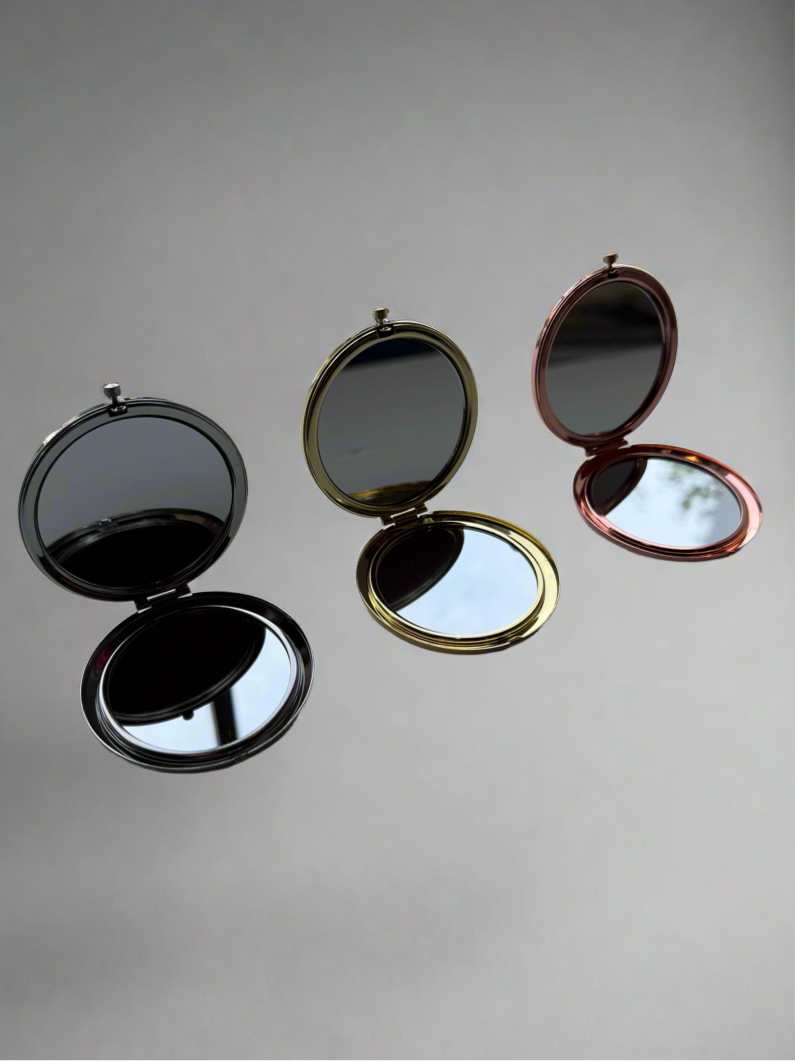 Stainless Steel Portable Double Mirror