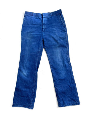 Flannel Lined Denim Trousers