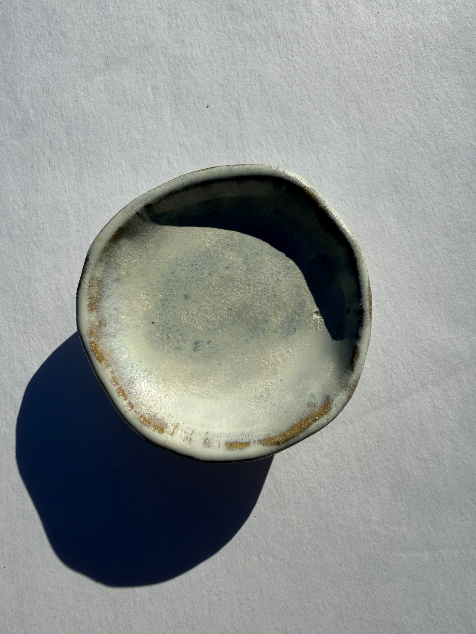 White Pedestal Jewelry Dish