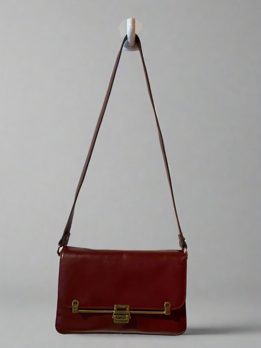Burgundy Etienne Aignier Purse