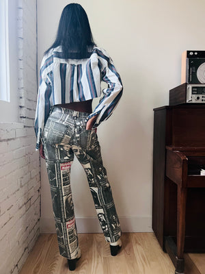 Après L’amour Annette Cropped Button Down
