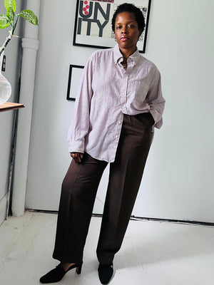 Cranberry Striped Shirt