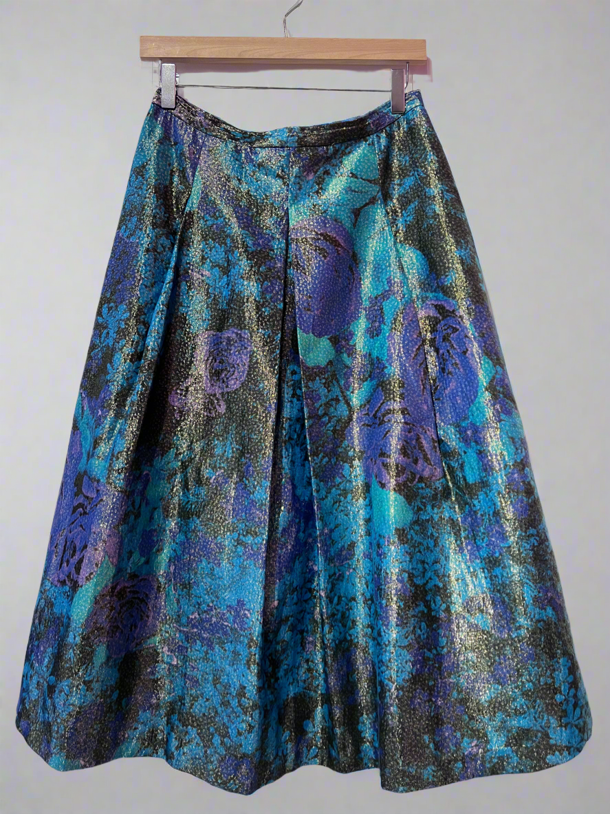 Silk Brocade Skirt by Tracey Reese