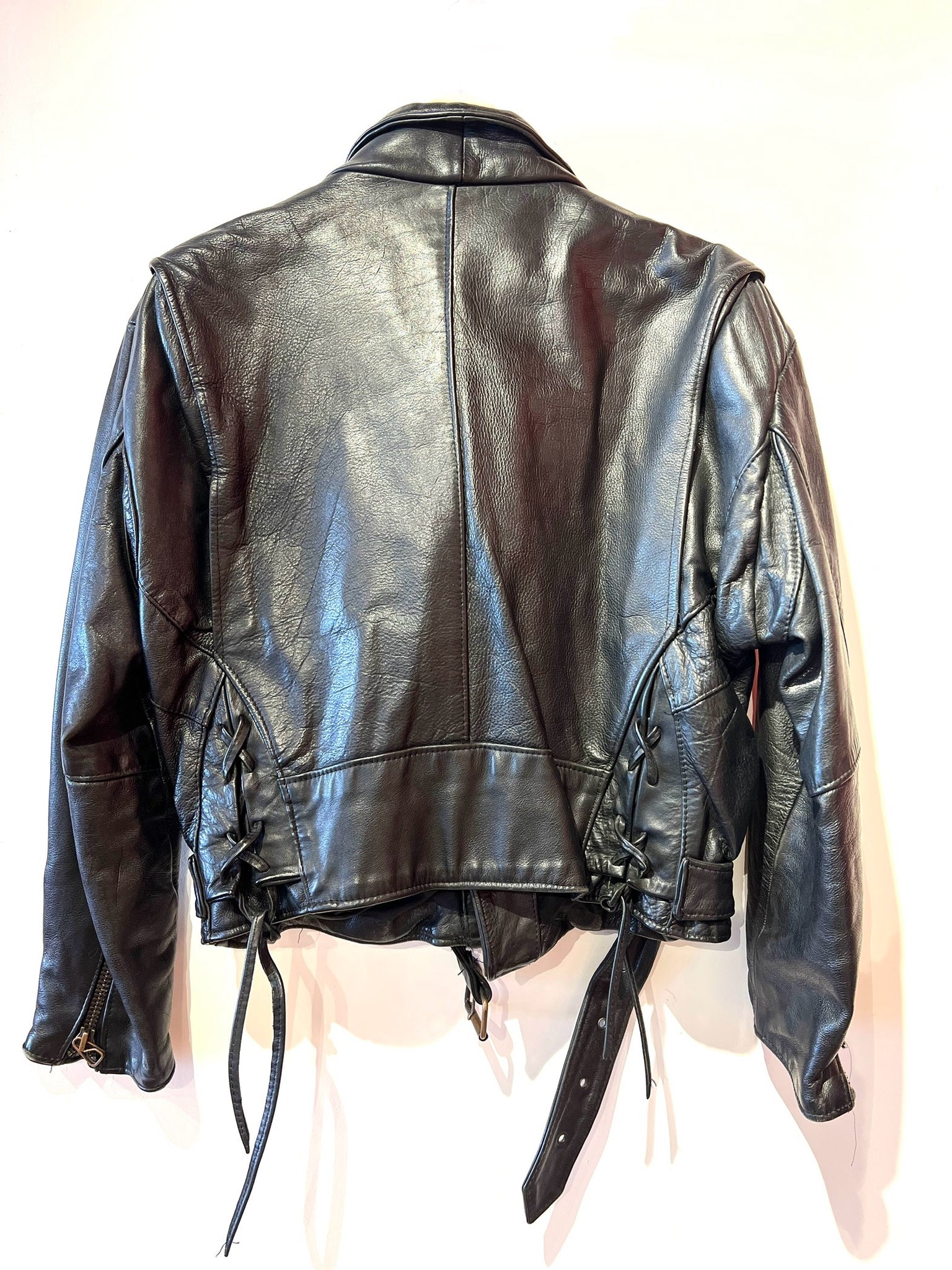 Black Leather Motorcycle Jacket