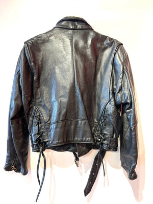 Black Leather Motorcycle Jacket