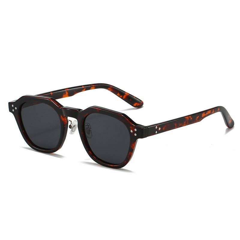 Retro Polarized UV Protection Sunglasses - Tortoise