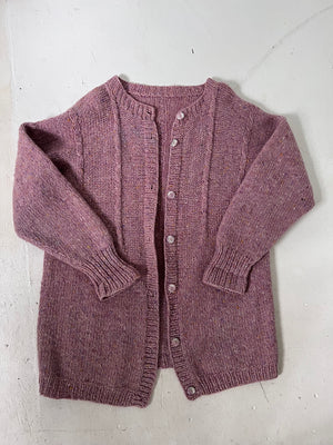 Pink Wool Cardigan