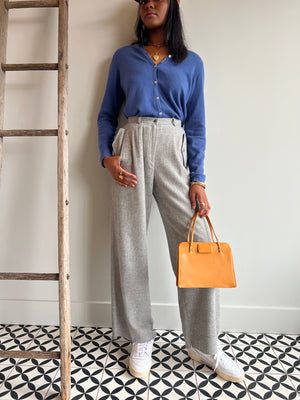Grey Wool Trousers by Ralph Lauren