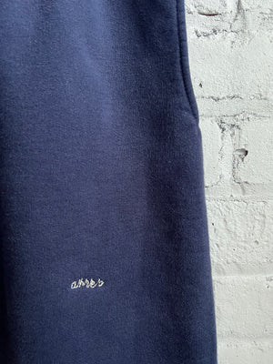 Après L’amour Embroidered Navy Sweats